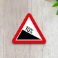 10 Percent Grade Road Sign Sticker