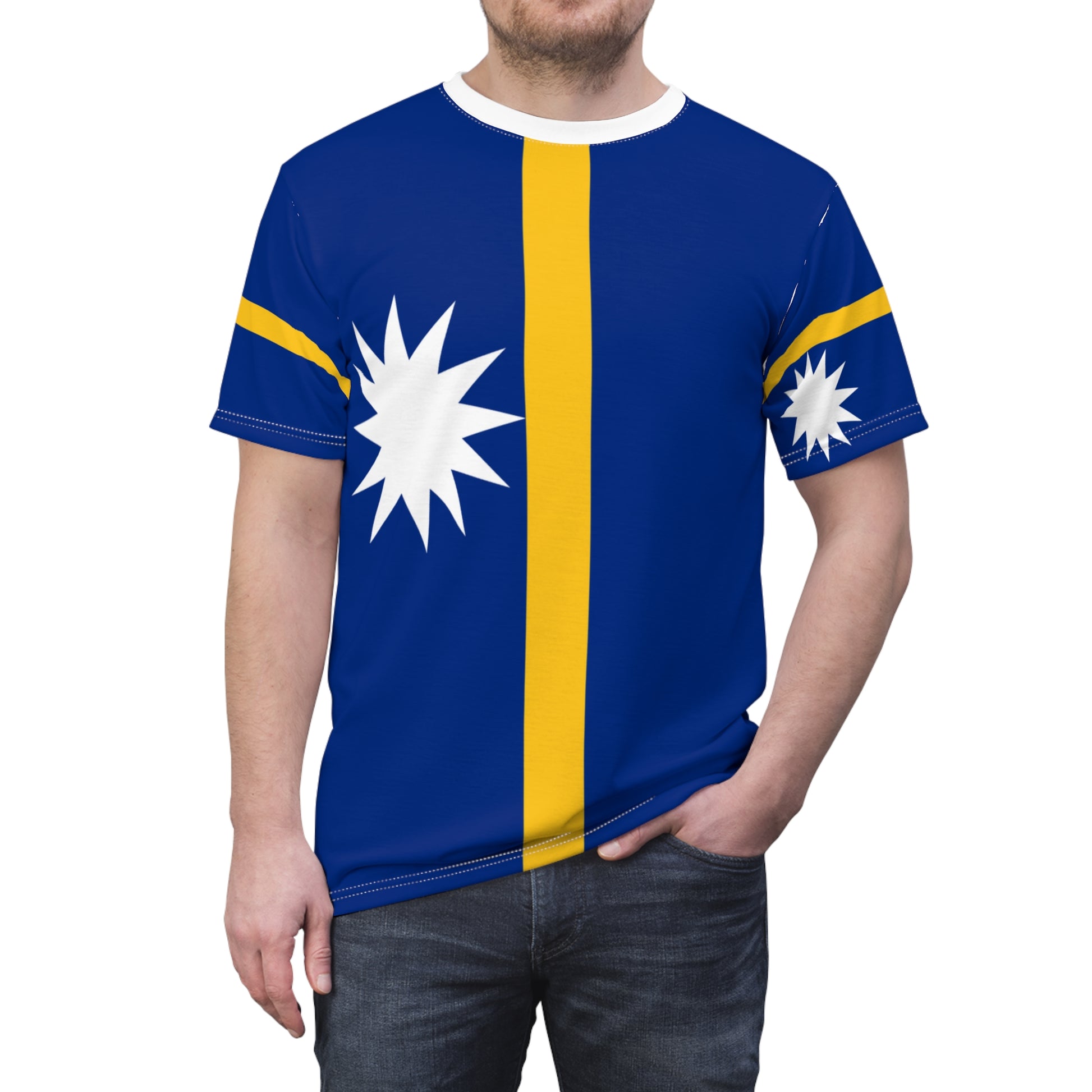Nauru Flag - International Country Flag Unisex Tee