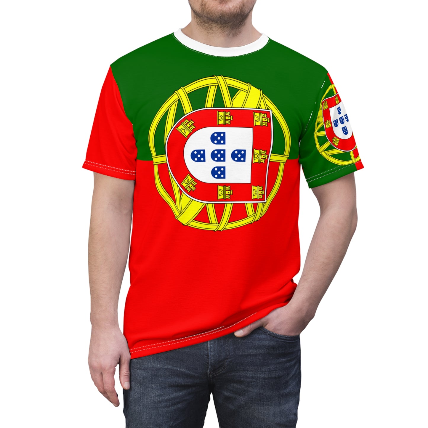 Portugal Flag  - International Country Flag Unisex Tee