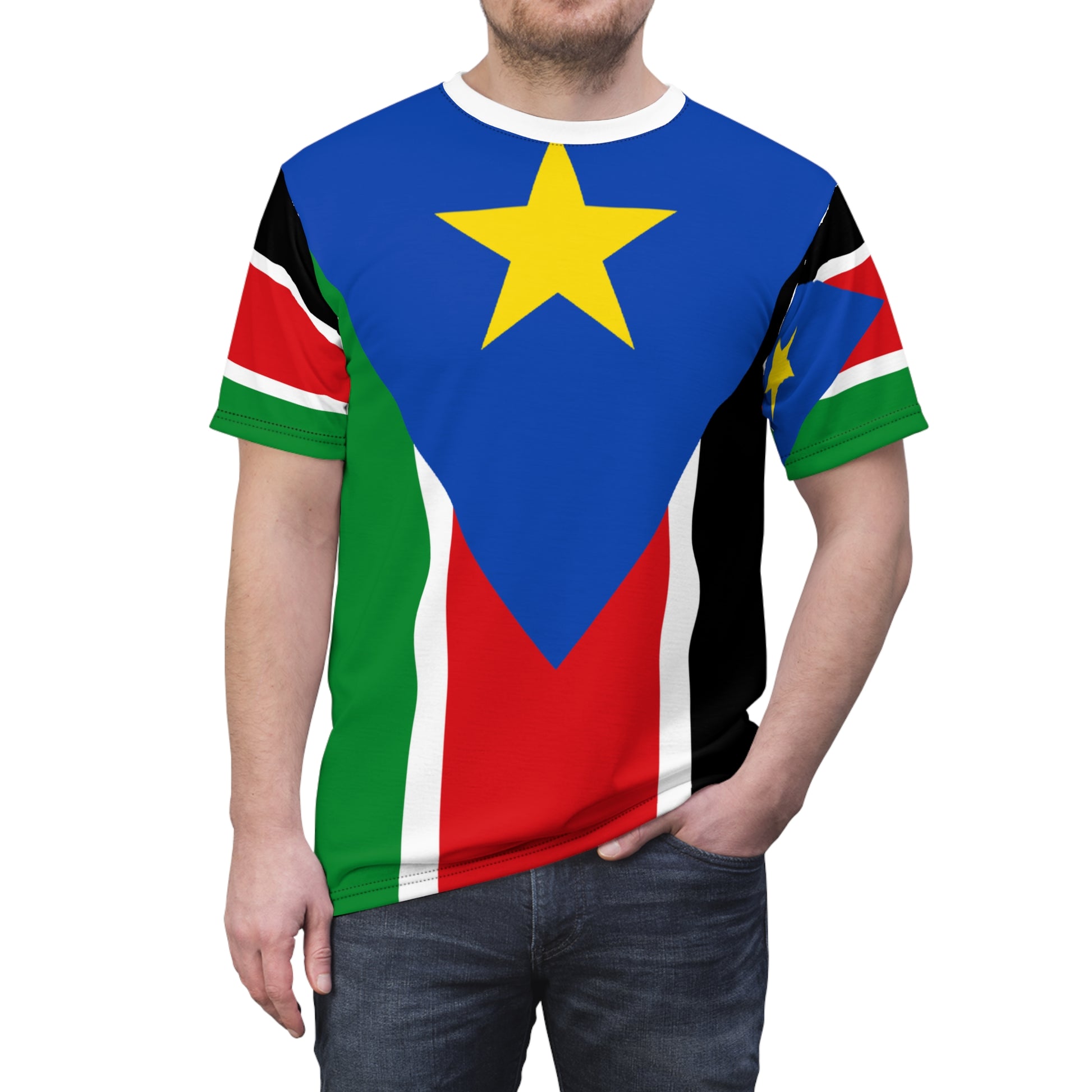 South Africa Flag - International Country Flag Unisex Tee