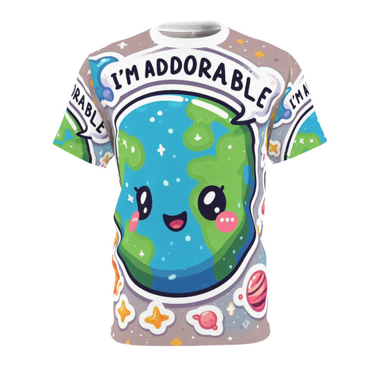 I'm Addorable Cute Planet Earth Unisex Tee