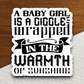 A Giggle Wrapped Up In the Warmth Sticker