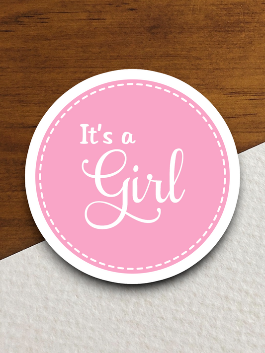 It's A Girl Patch Sticker