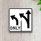 Advanced intersection control United States Road Sign Sticker