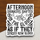 Afternoon Drinkers Sticker