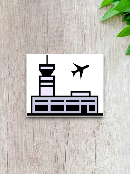 Airport Symbol Sticker