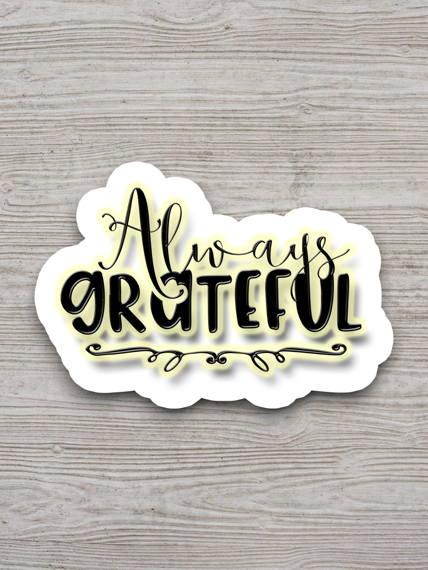 Always Grateful - Faith Sticker