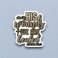 And By His Wounds We Are Healed Version 1 - Faith Sticker