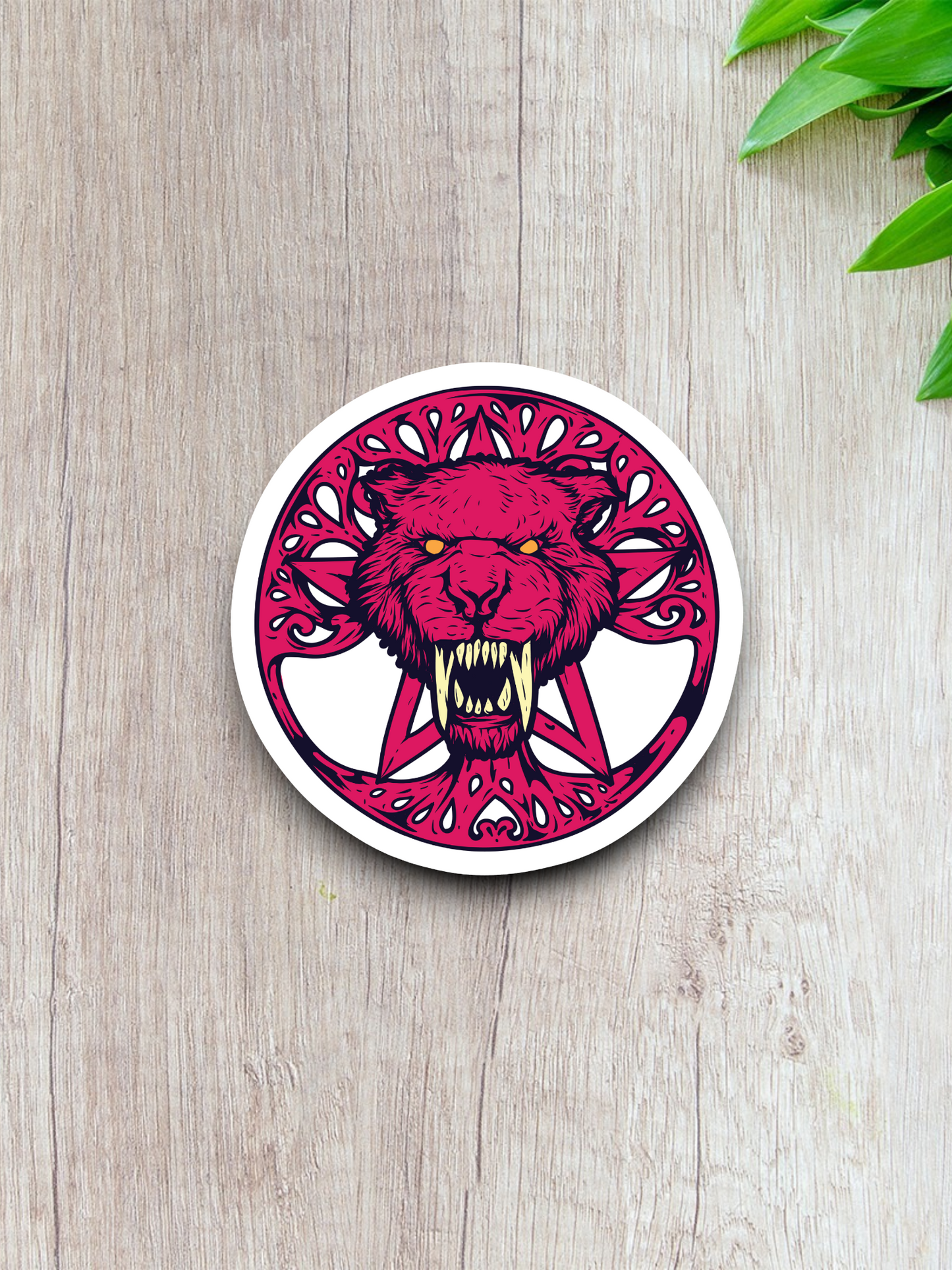 Animal with Fangs Sticker