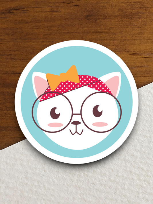 Animal with Glasses Image Sticker