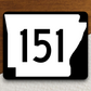 Arkansas Highway 151 Sticker