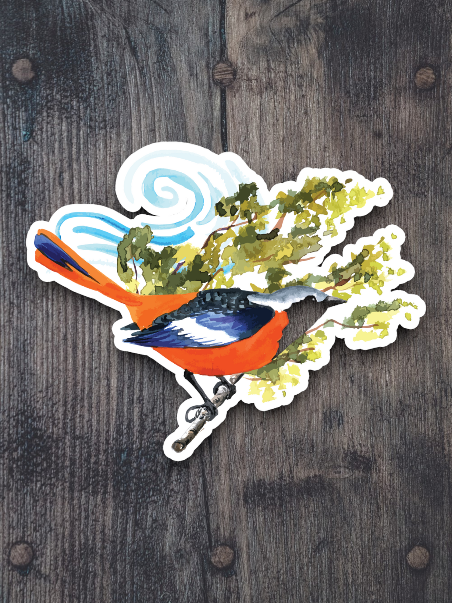 Artistic Bird - Animal Sticker