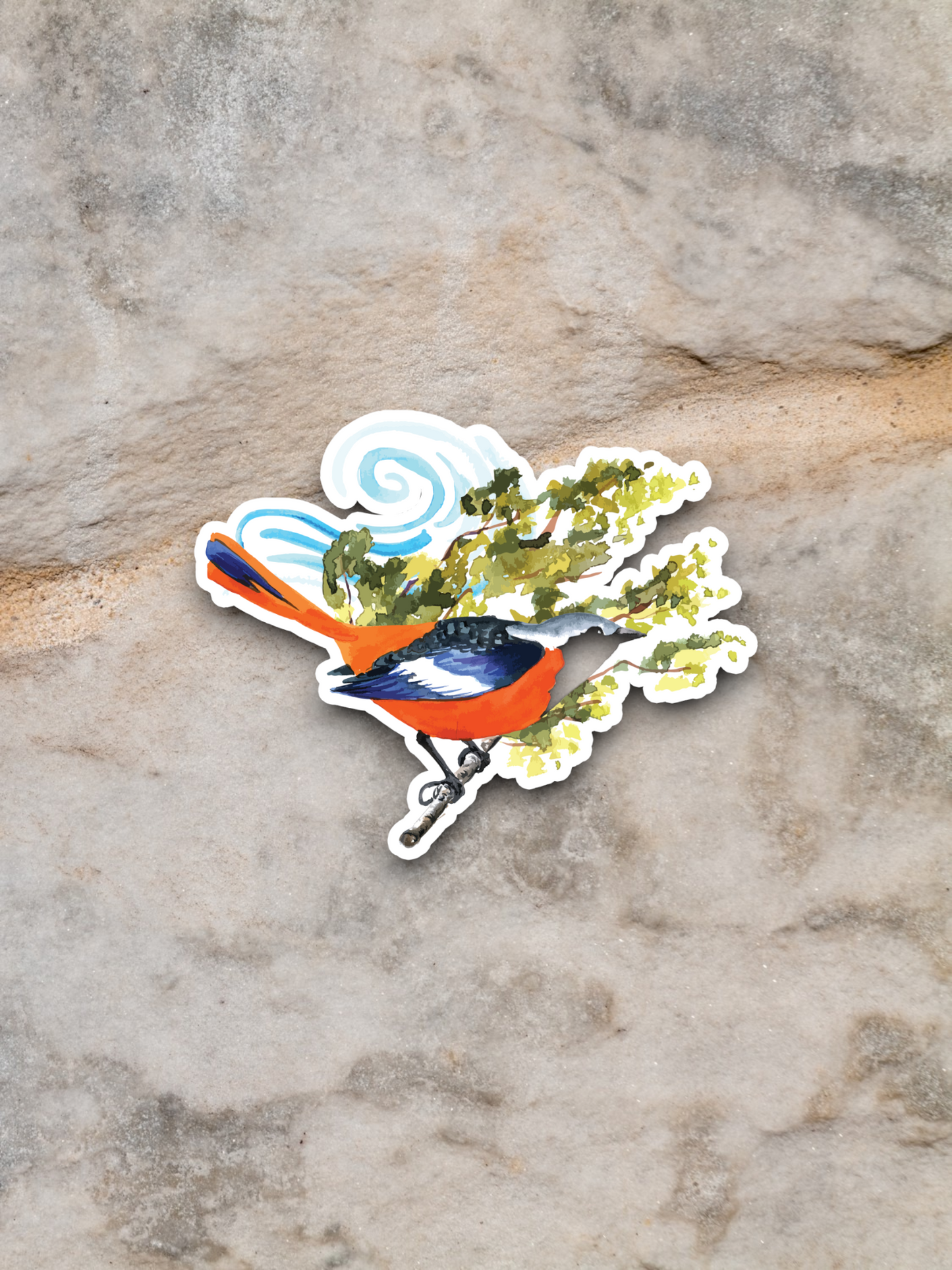 Artistic Bird - Animal Sticker