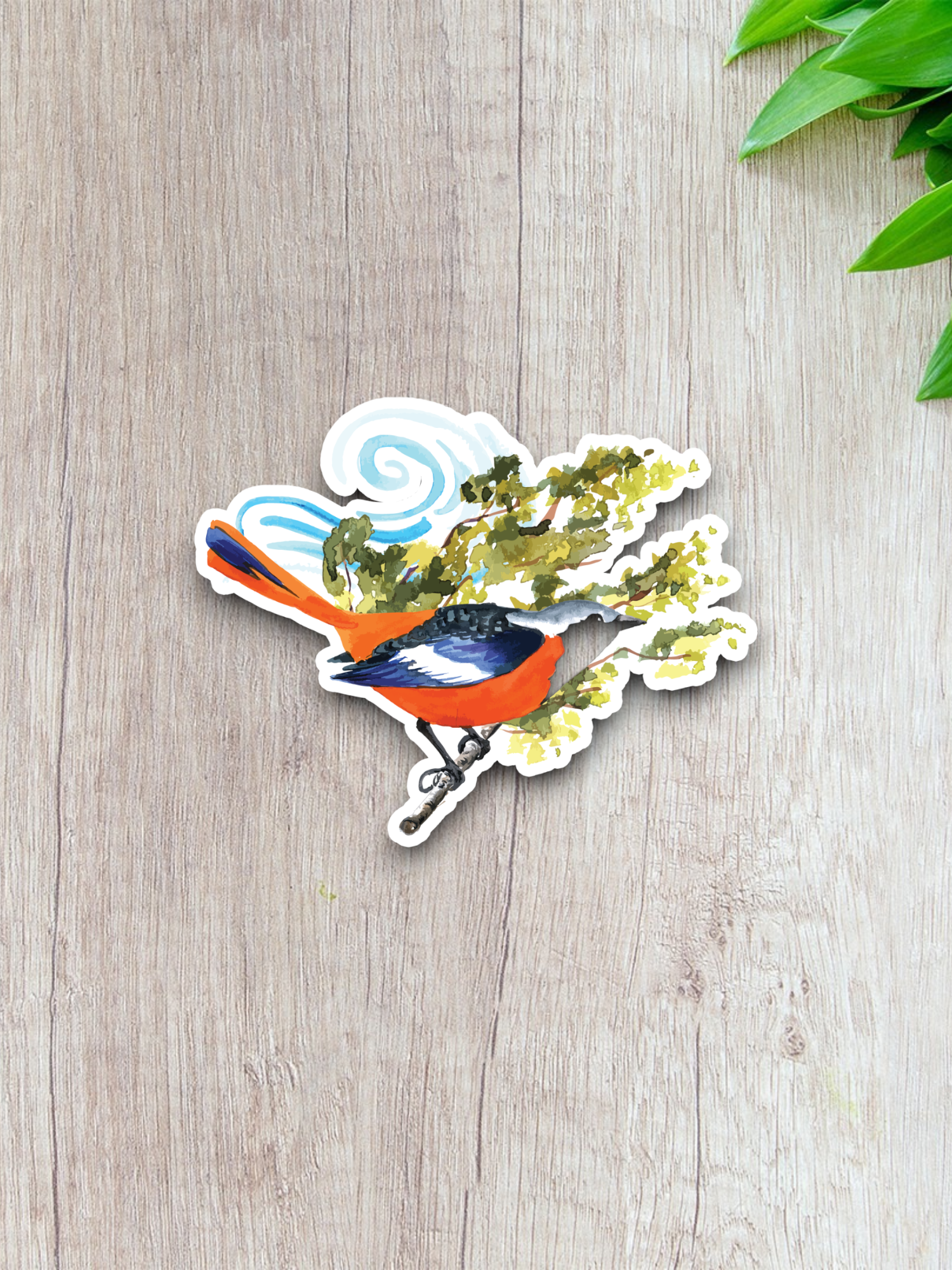 Artistic Bird - Animal Sticker