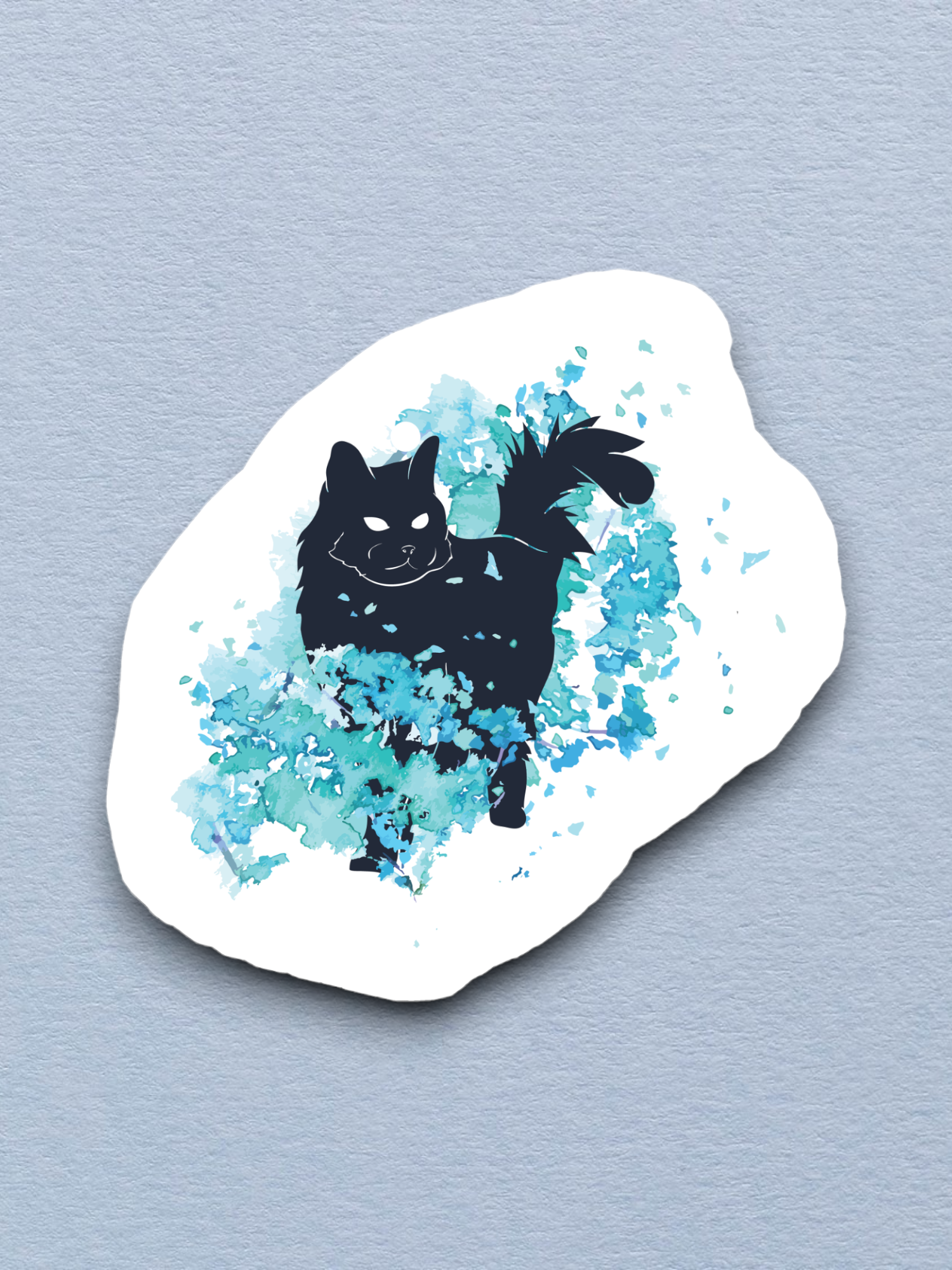 Artistic Cat Sticker