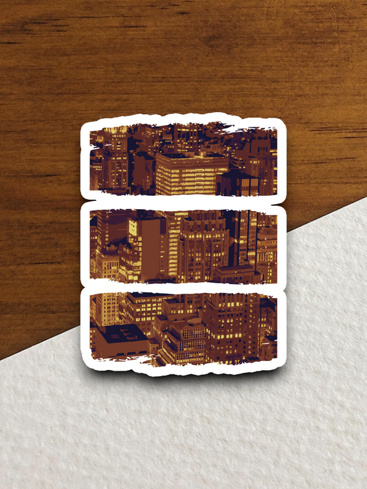 City Scene - Travel Sticker