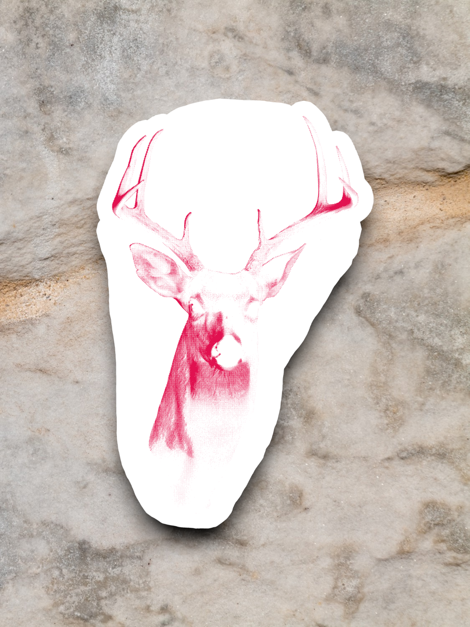 Artistic Deer Sticker