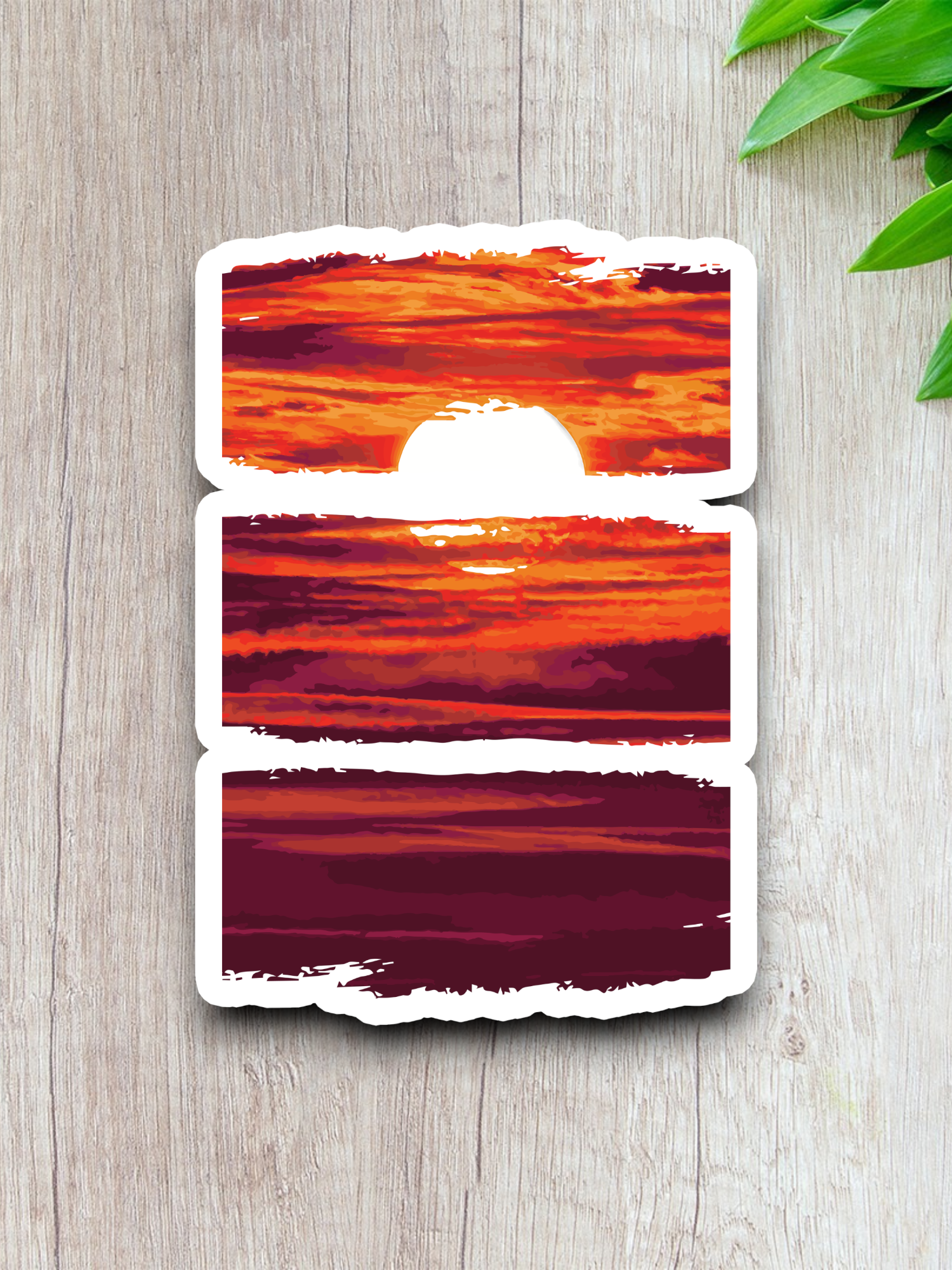 Artistic Desert Scene - Travel Sticker