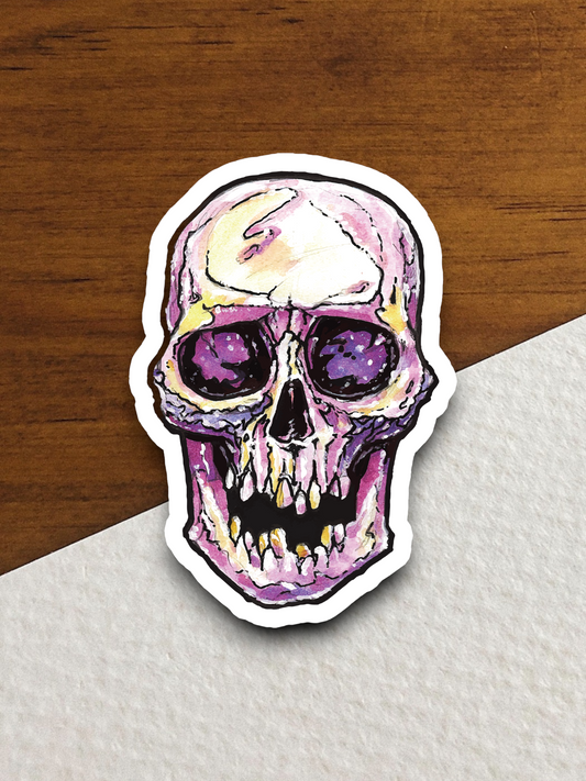 Skull Holiday Sticker