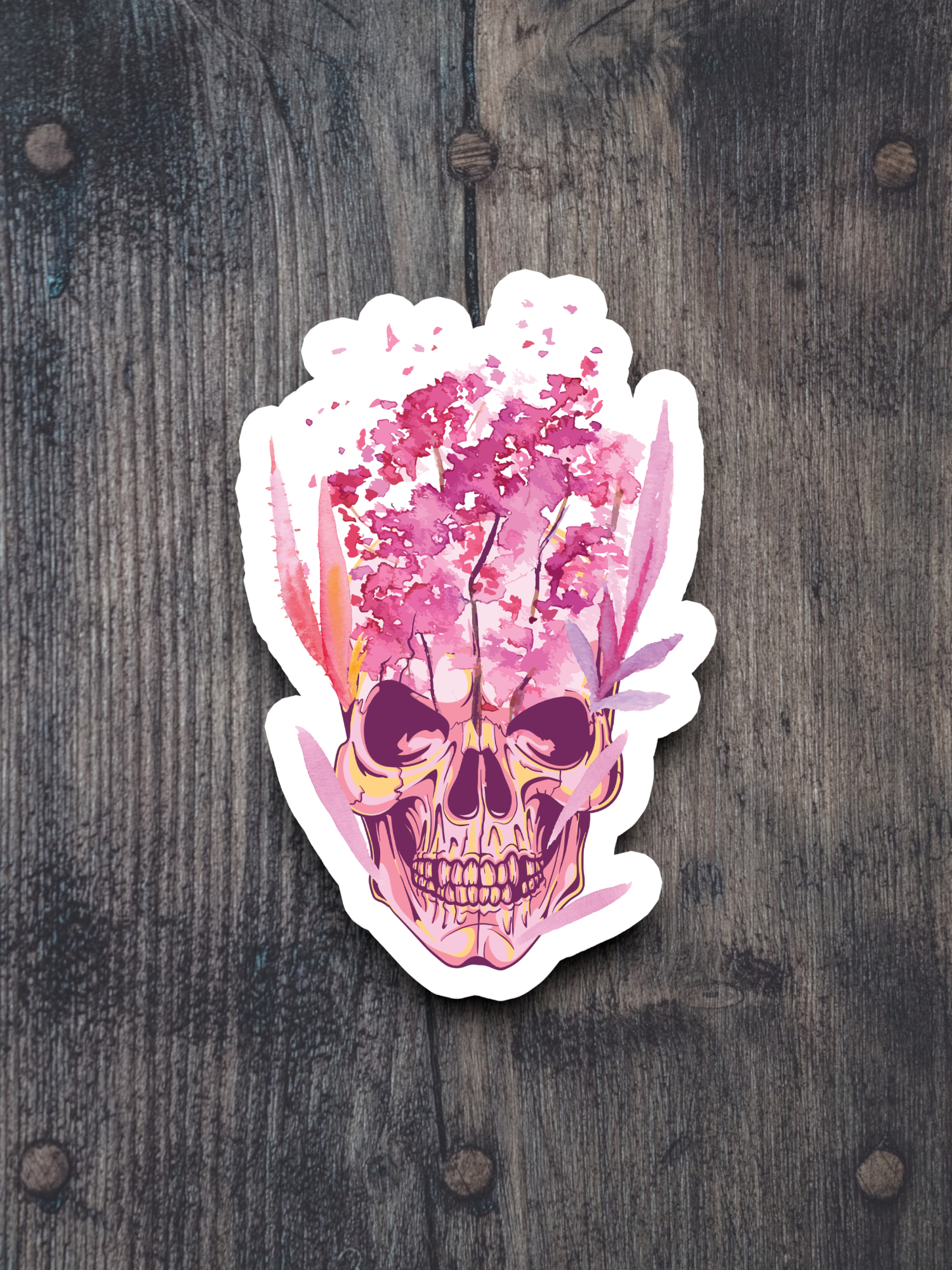 Artistic Skull Version 03 - Holiday Sticker