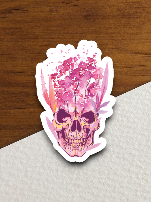 Skull Holiday Sticker