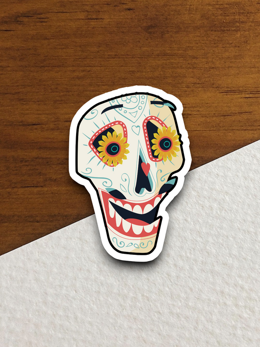 Skull Holiday Sticker