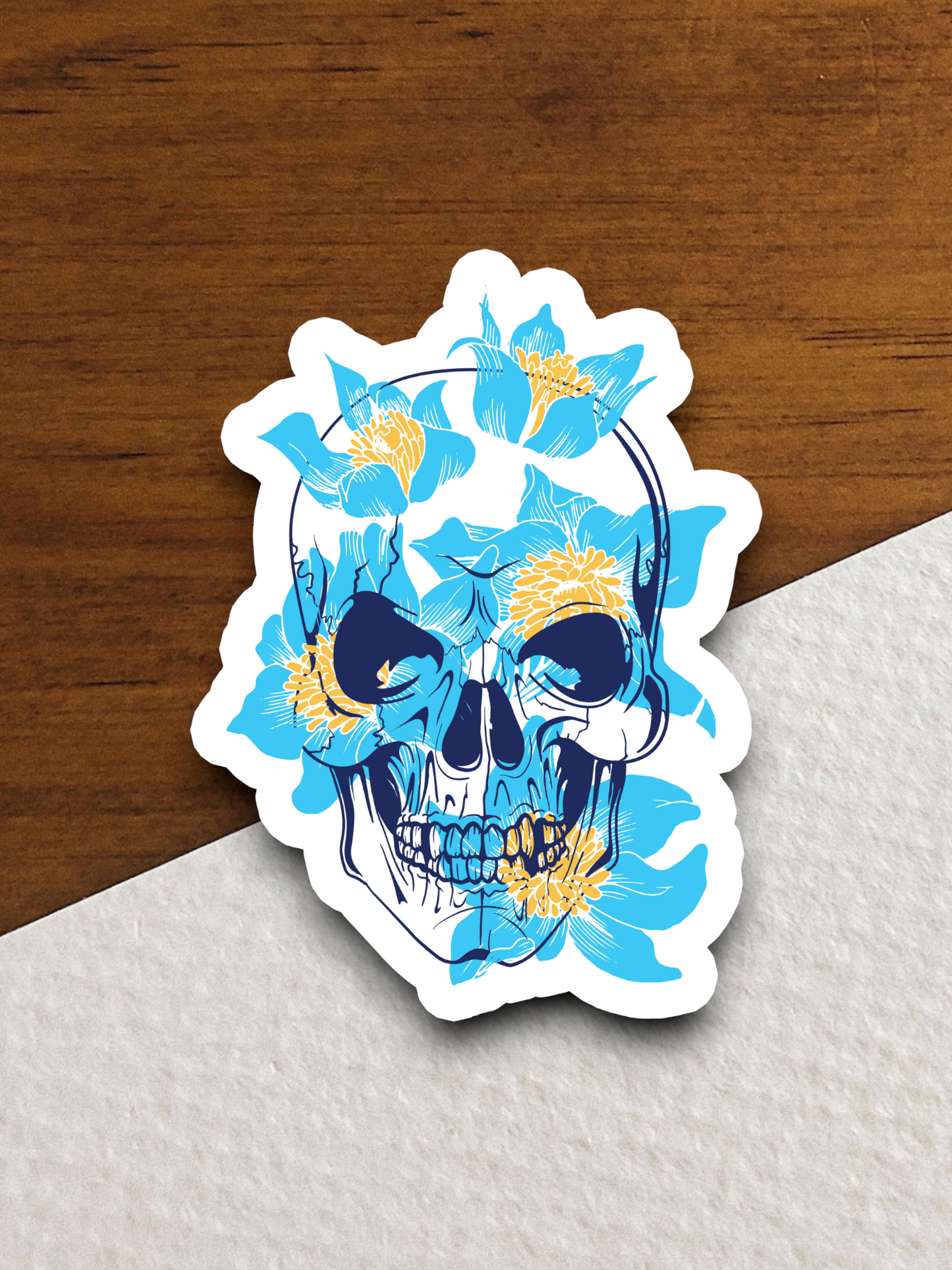 Skull Holiday Sticker