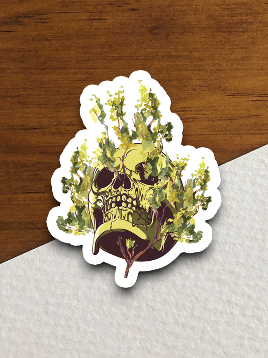 Skull Holiday Sticker