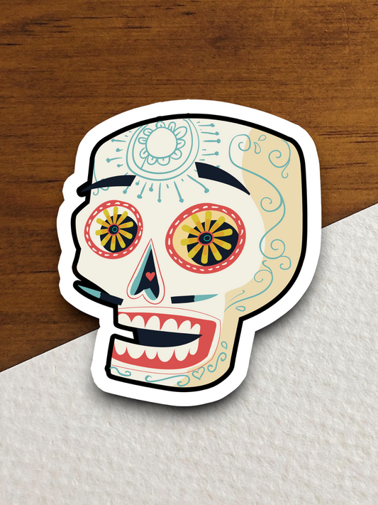 Skull Holiday Sticker