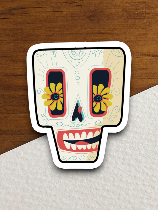 Skull Holiday Sticker