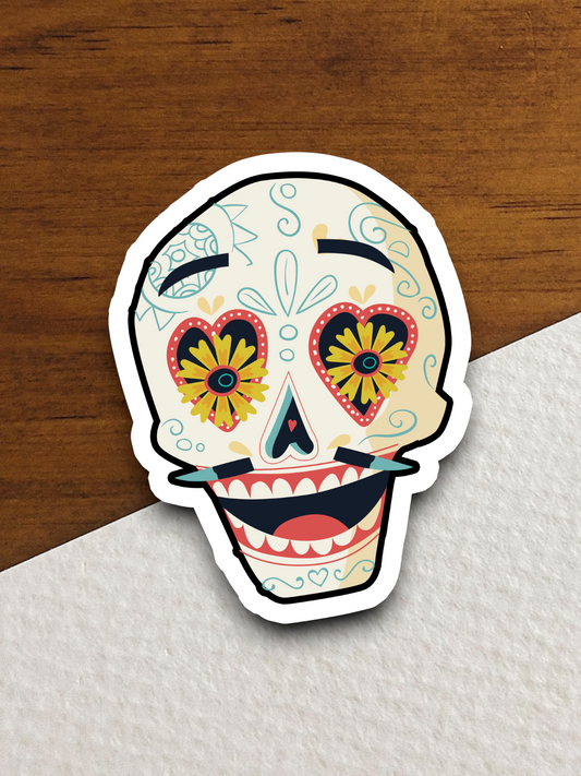 Skull Holiday Sticker