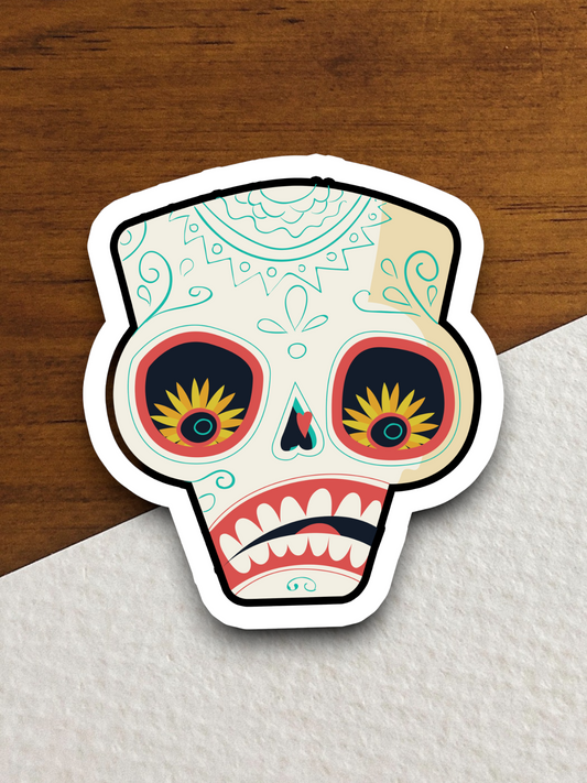 Skull Holiday Sticker