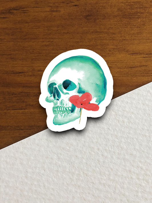 Skull Holiday Sticker