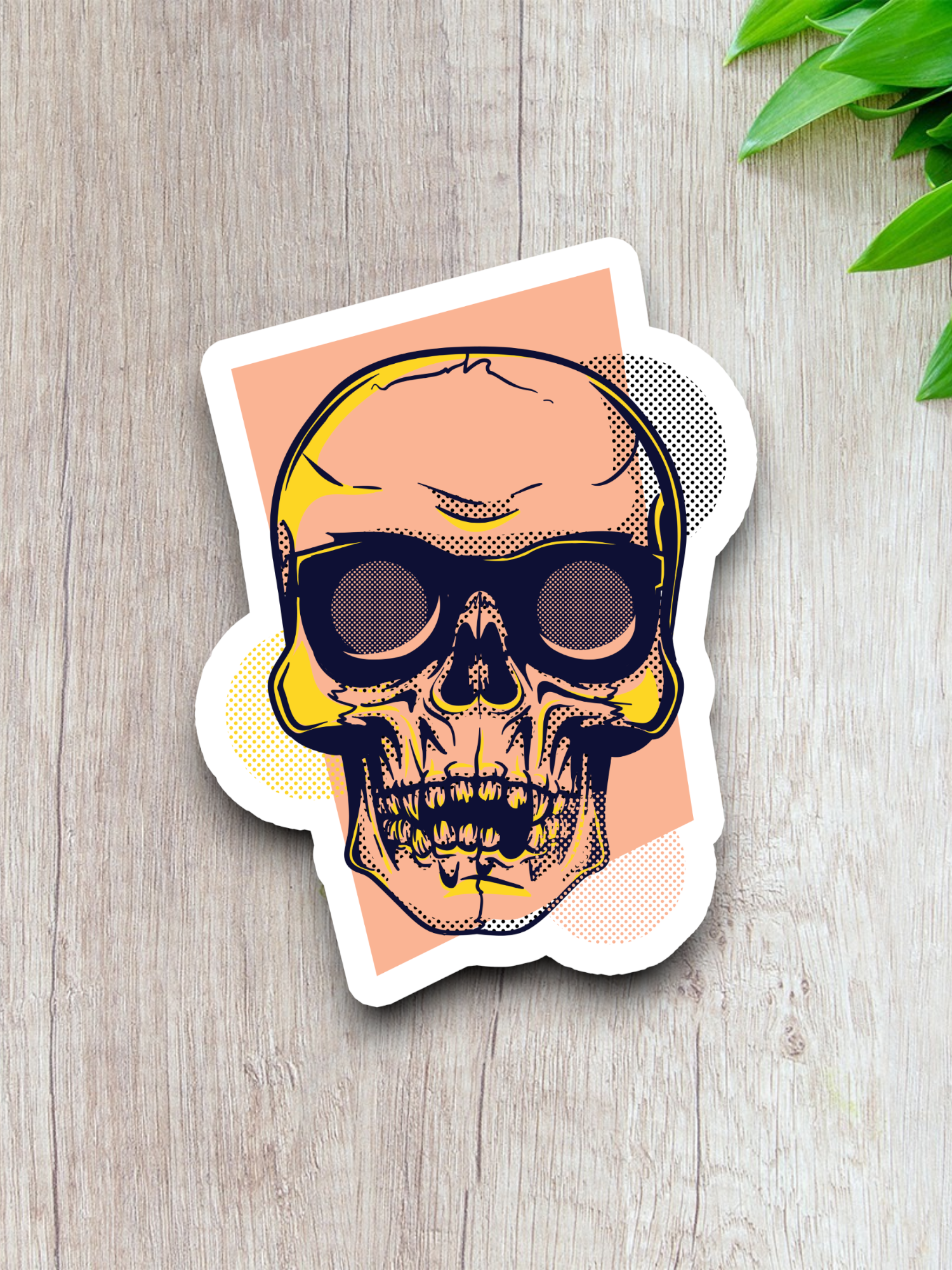 Skull  20 - Holiday Sticker