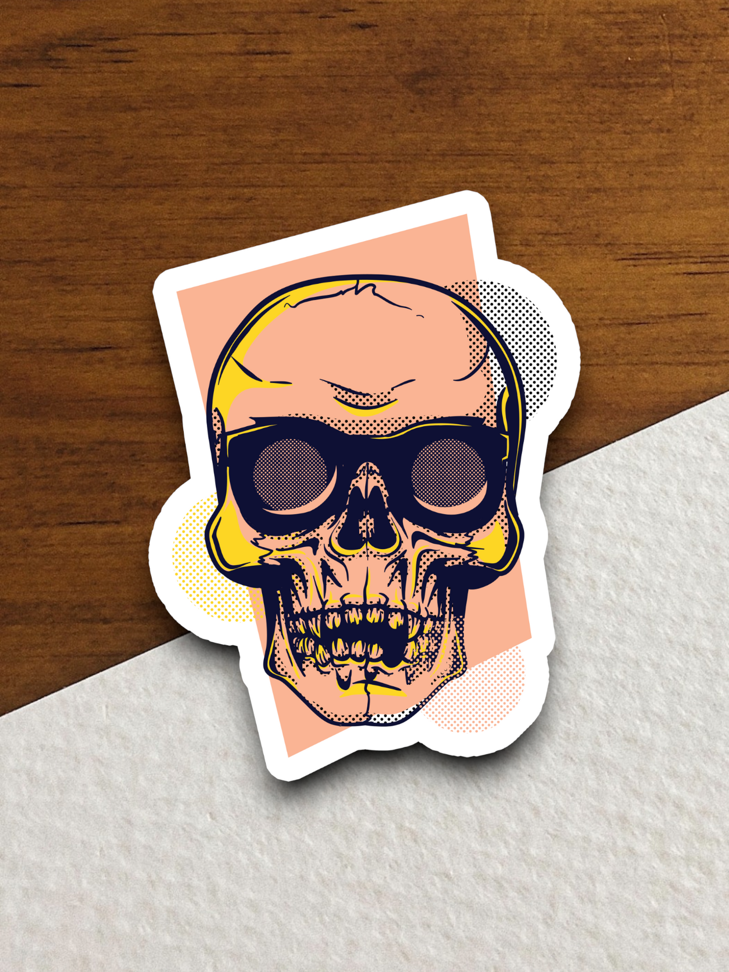 Skull Holiday Sticker