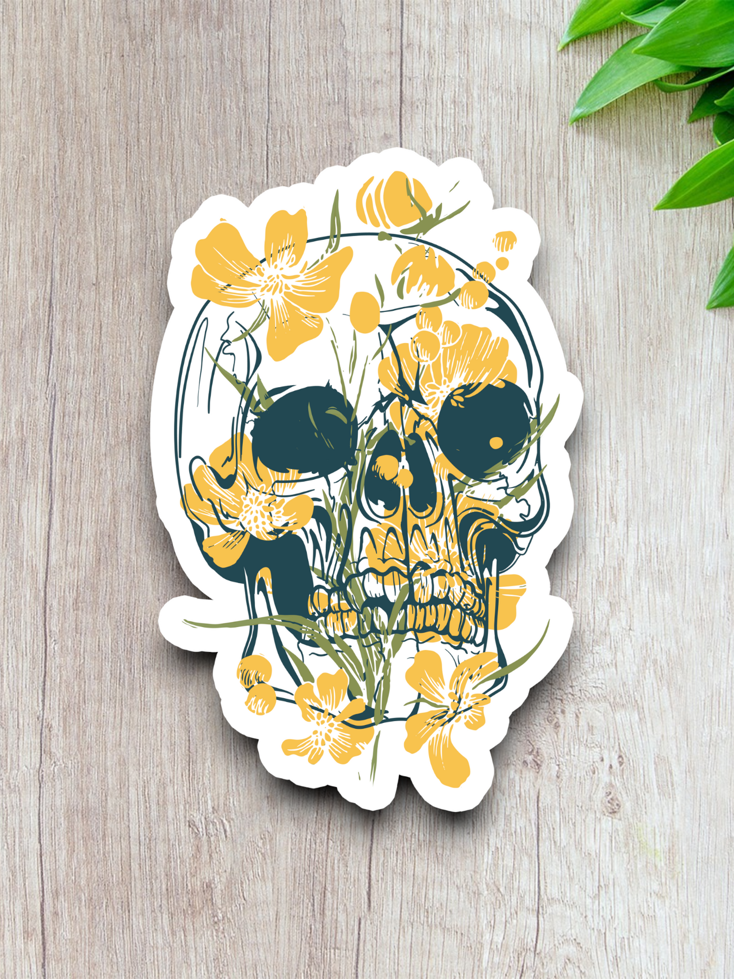 Skull  21 - Holiday Sticker