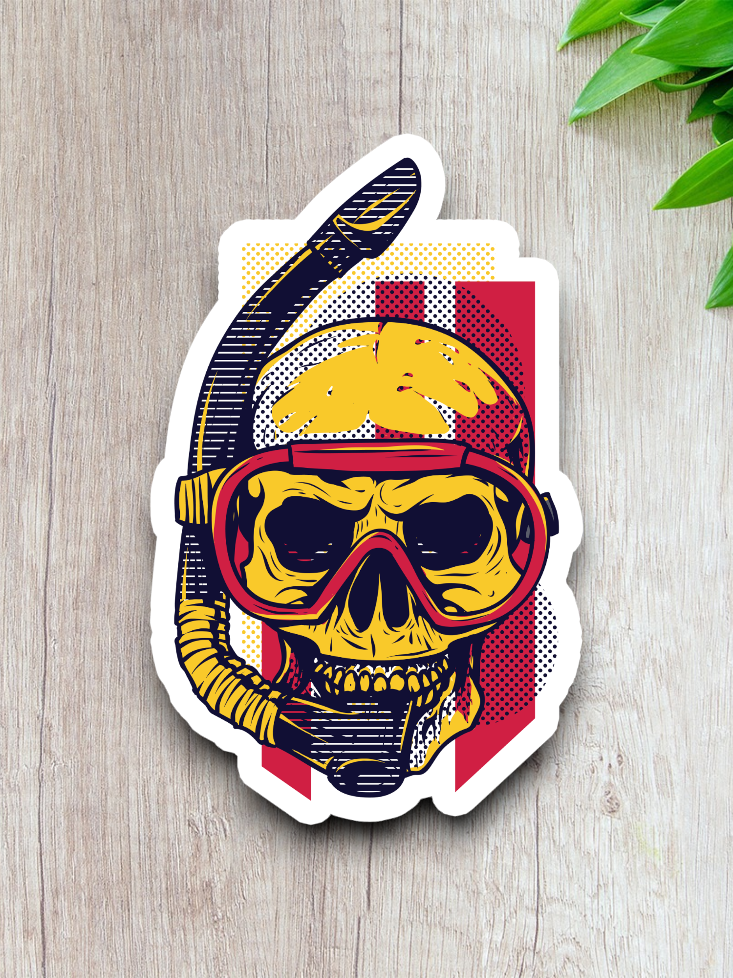 Artistic Skull Version 24 - Holiday Sticker