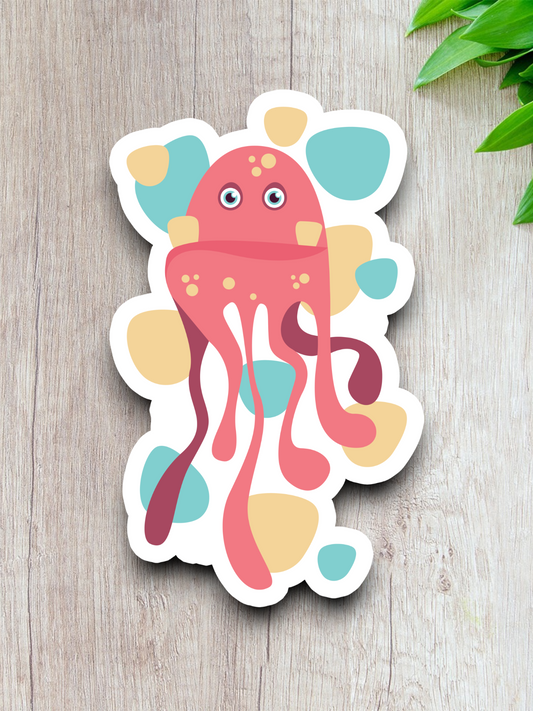 Artistic Squid  2 - Artistic Sticker
