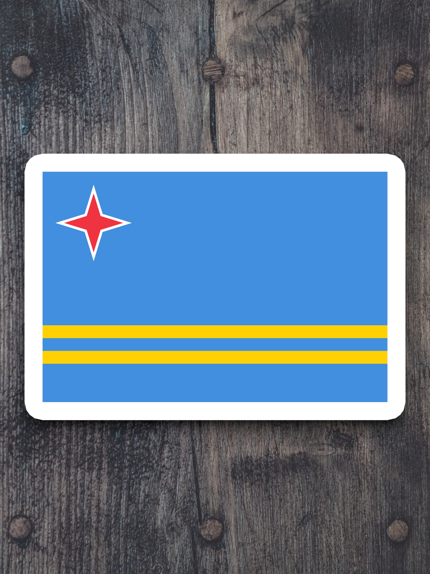 Aruba Flag - International Country Flag Sticker