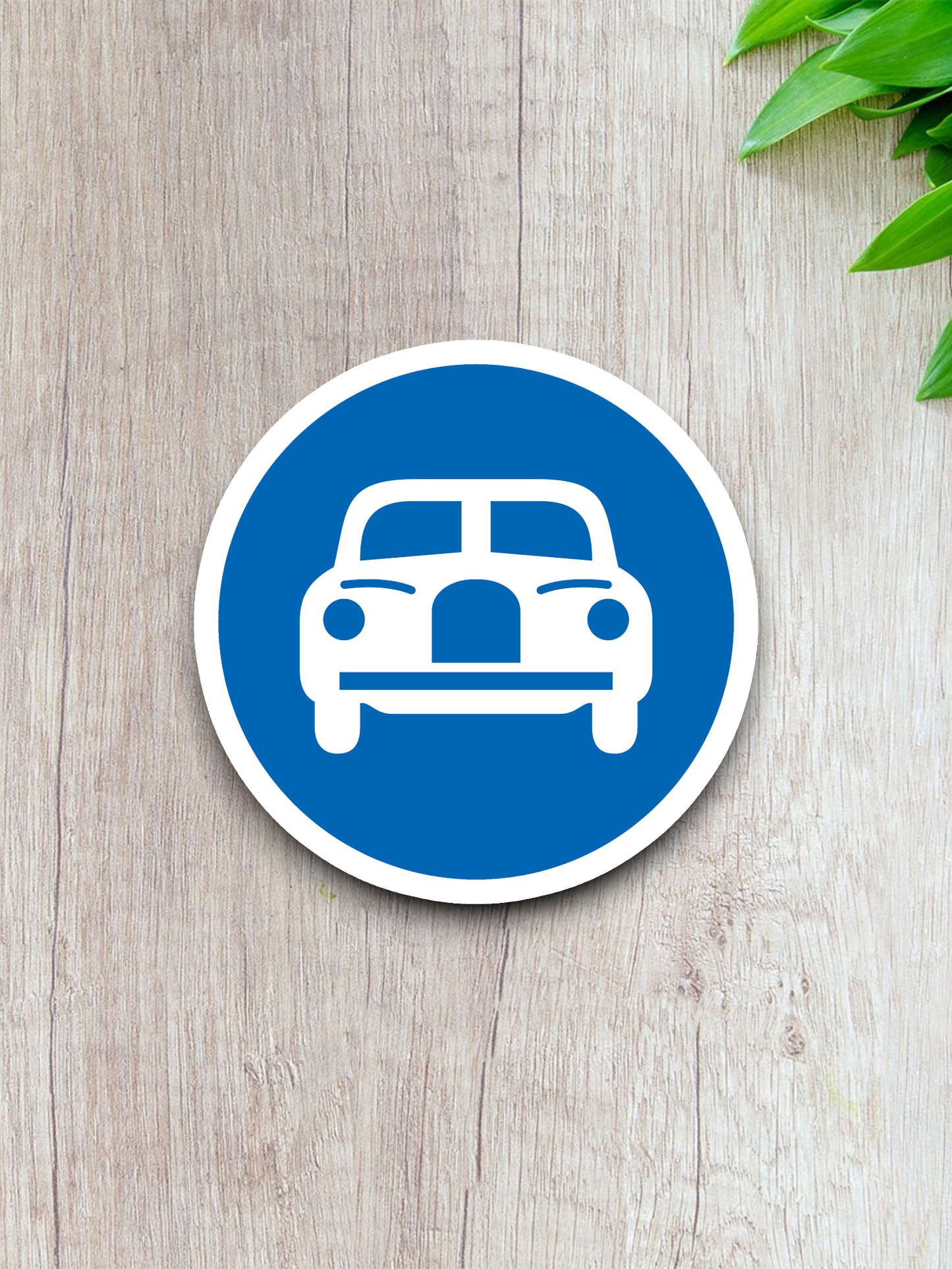 Automobile Road Sign Sticker