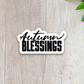 Autumn Blessings Sticker