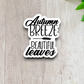 Autumn Breeze Beautiful Leaves Sticker