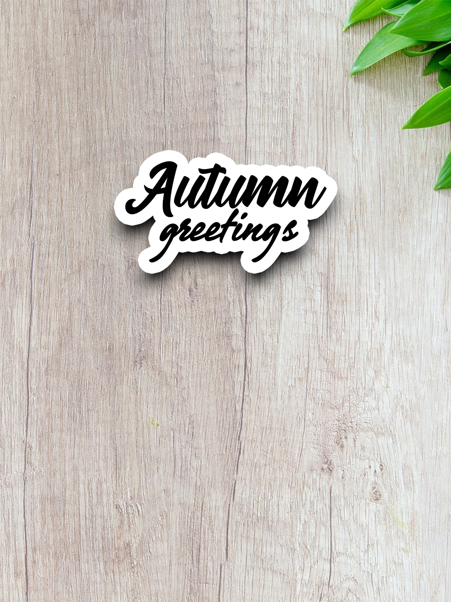 Autumn Greetings Sticker