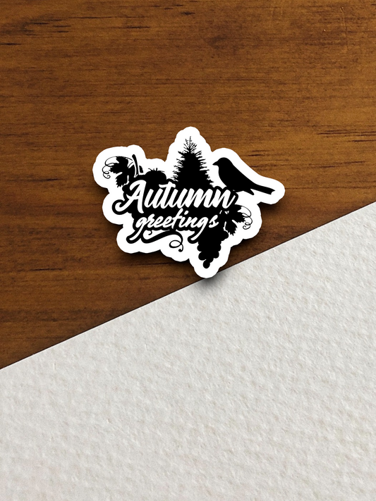 Autumn Greetings Sticker