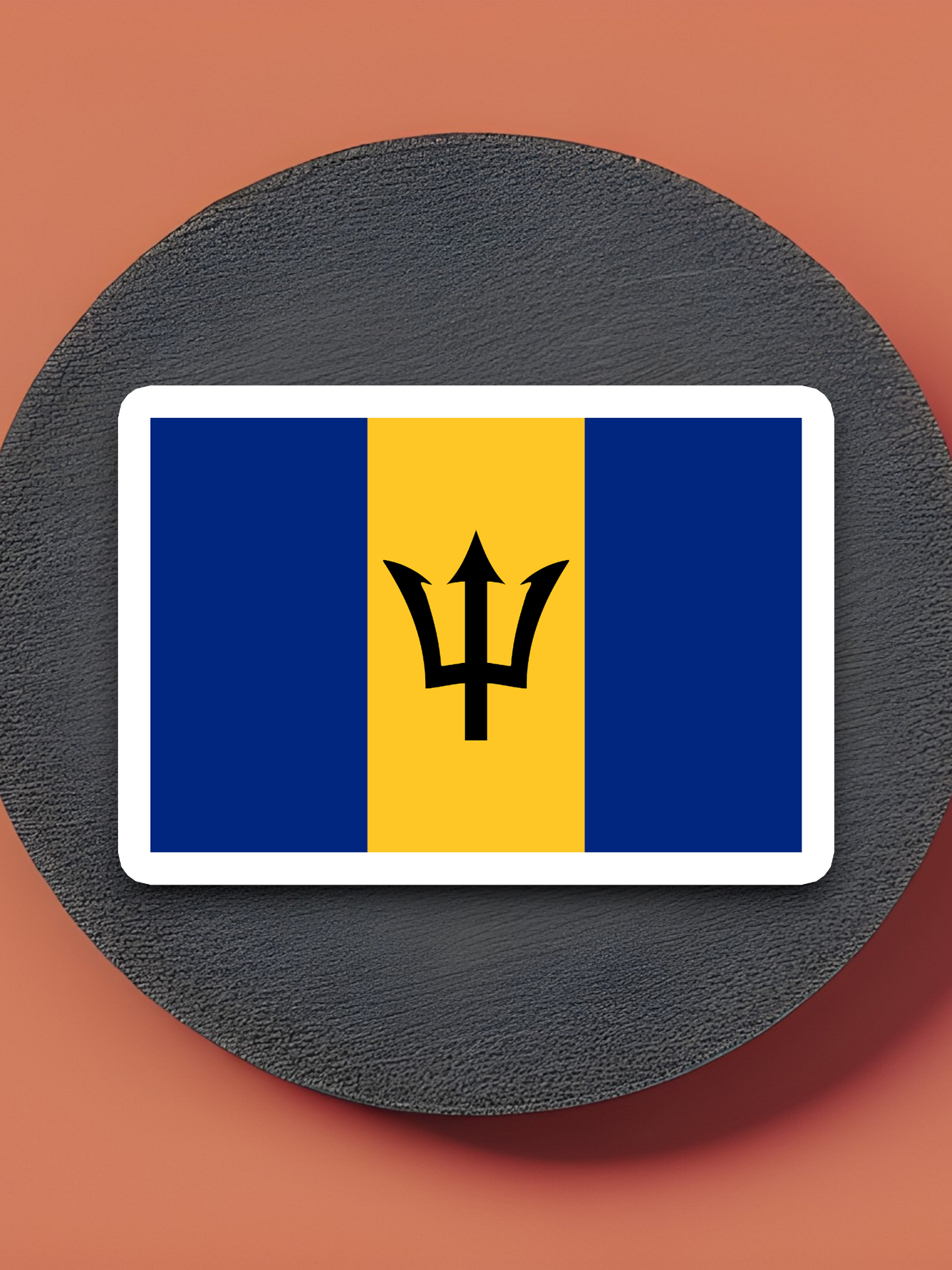 Barbados Flag - International Country Flag Sticker