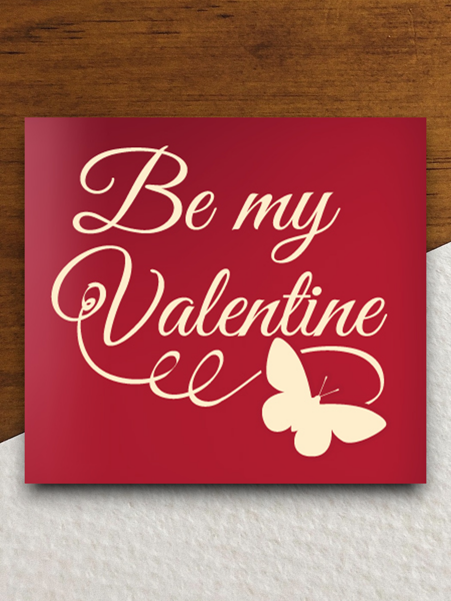 Be My Valentine Sticker