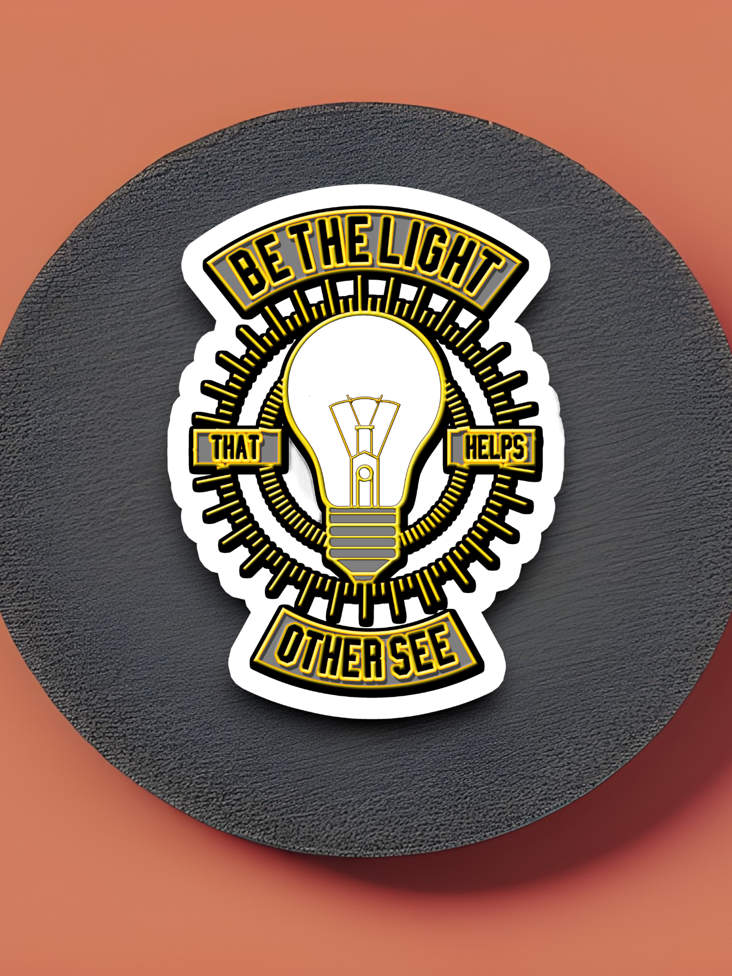 Be The Light That Helps Other See - Version 02 - Faith Sticker