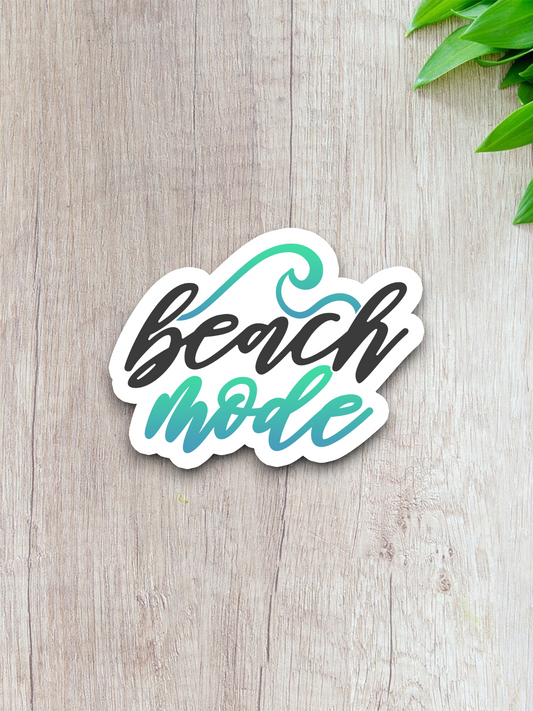 Beach Mode Sticker
