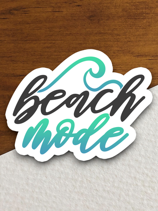 Beach Mode Sticker