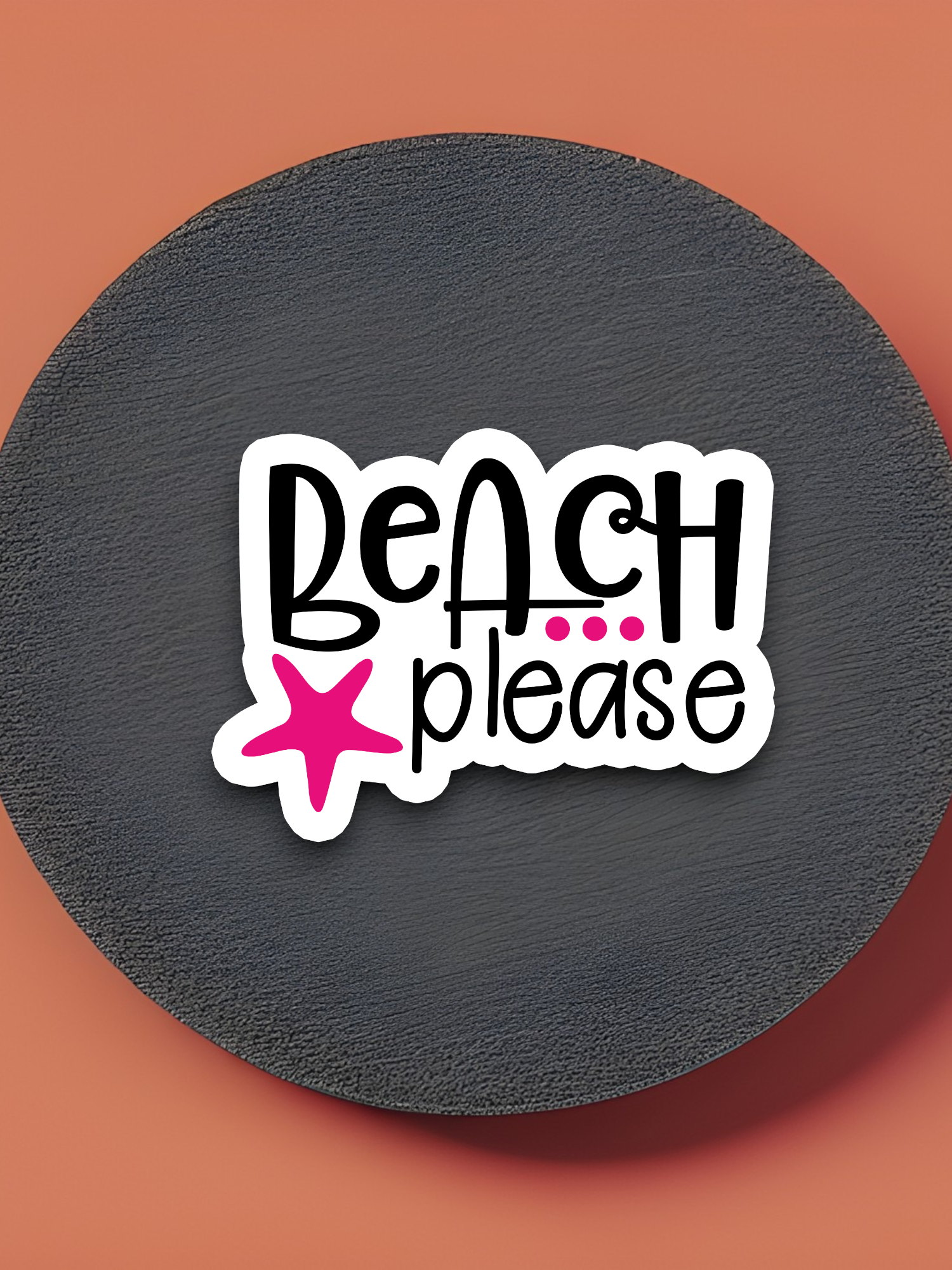 Beach Please Version 3 - Travel Sticker